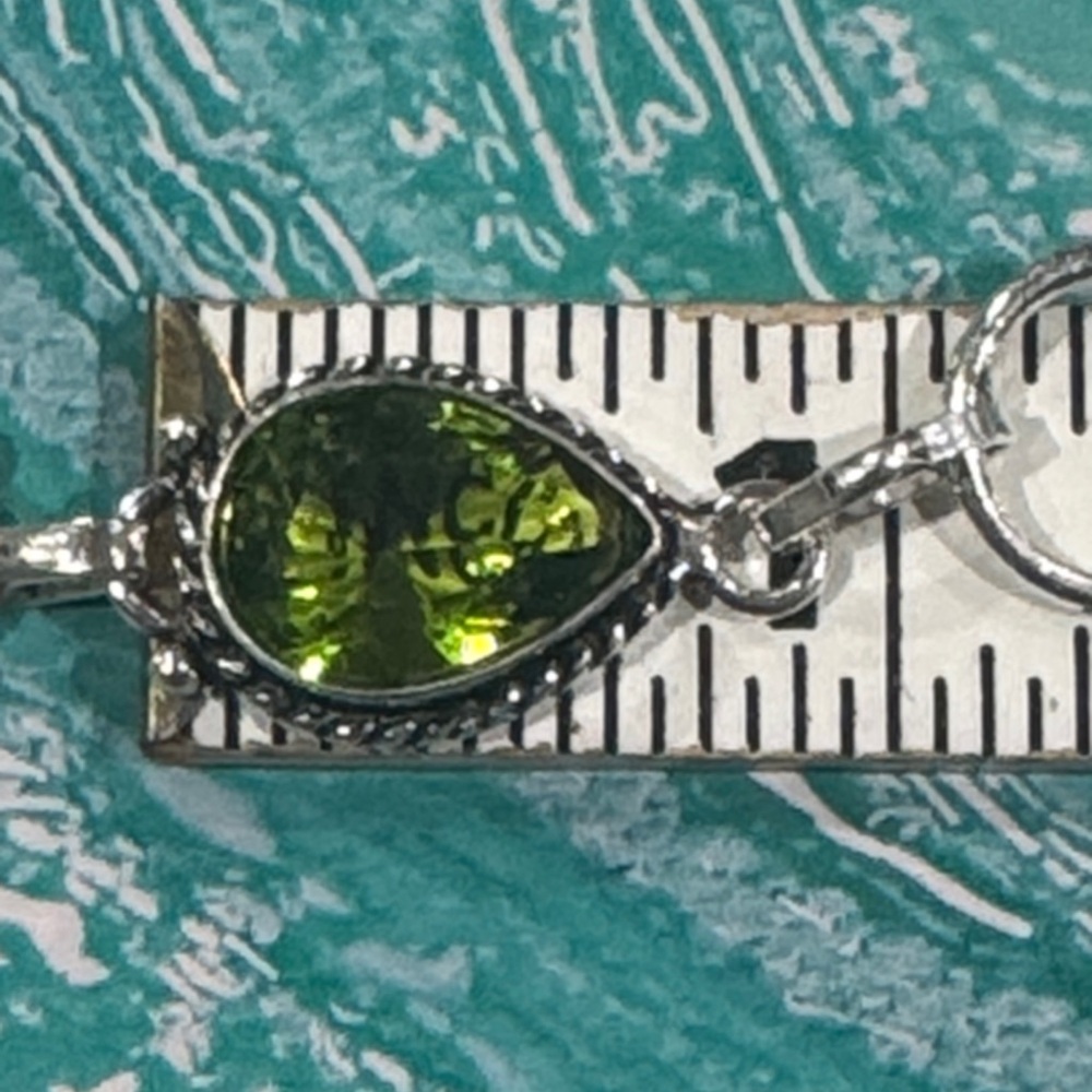 Labradorite & Shell Silver Bracelet - Picture 12 of 14